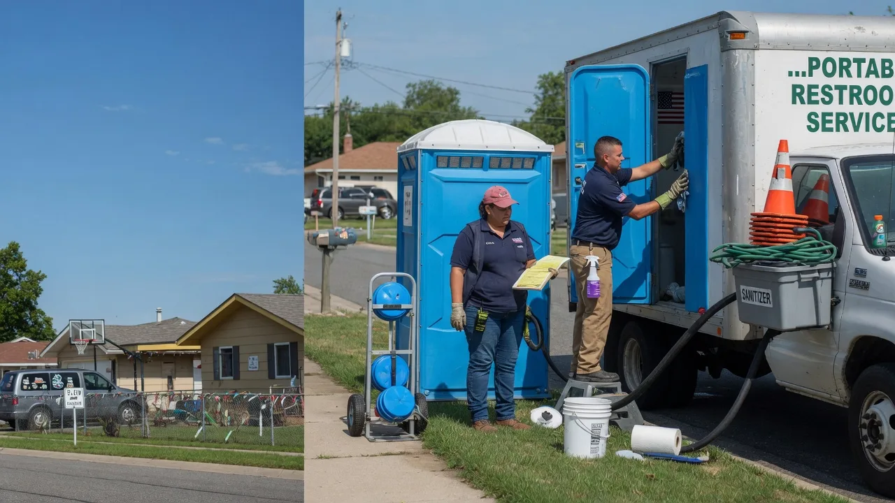 Portable Toilet Rental in Kouts, IN near me